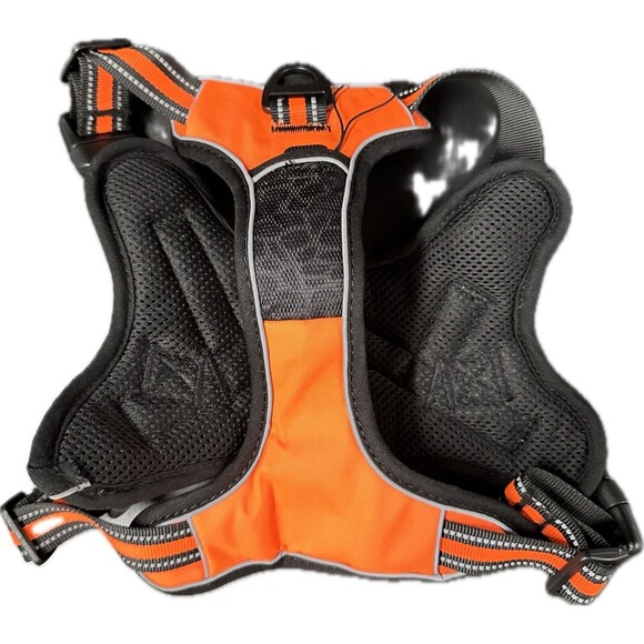 No Pull Dog Harness Breathable Reflective Adjustable Pet Control Handle Vest Med - Picture 1 of 8